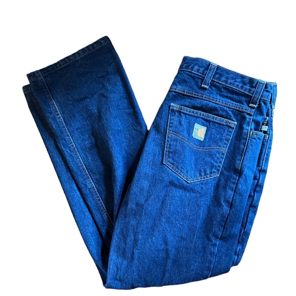 Carhartt Other - Carhartt FR Flame Resistant Relaxed Fit Utility Mid-stone Wash Men’s Jea…